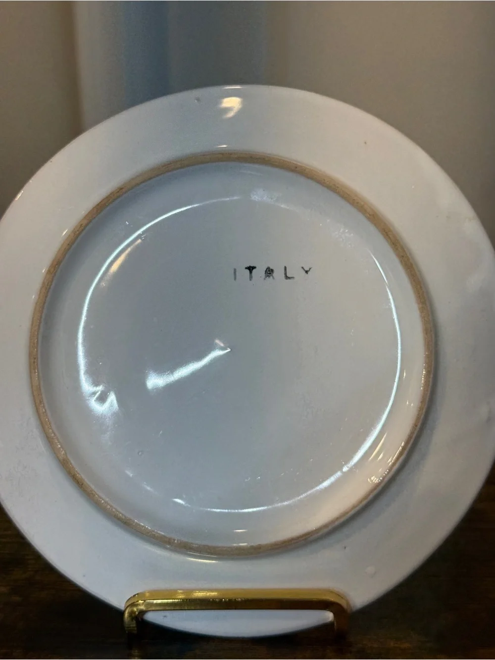 Set of 3 Italian Ceramic Plates – Colorful Floral & Stripe Designs – 8”